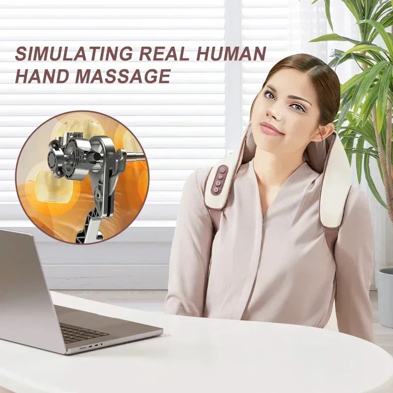 Electric Neck Massager With Heat